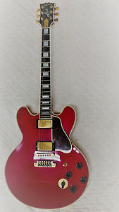 VINTAGE 1987 Gibson B B KING LUCILLE CHERRY RED EXCELLENT OHSC