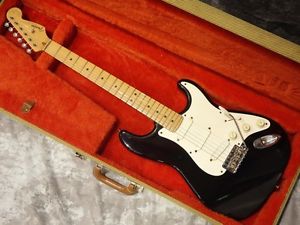 Fender USA Eric Clapton Stratocaster Black Used Electric Guitar Free Shipping