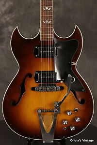 RARE 1960's Kay K-625 hollowbody CREMONA BROWN w/original MELITA bridge!!!