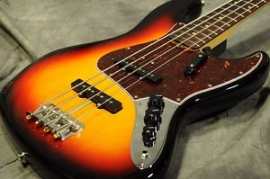 Fender American Vintage Jazz Bass 64 3 Tone Sunburst   Free Shipping