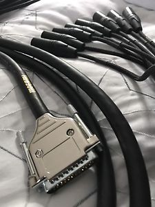 Mogami Quad Cables - 6', 3', Dsub LOT Excellent/Clean