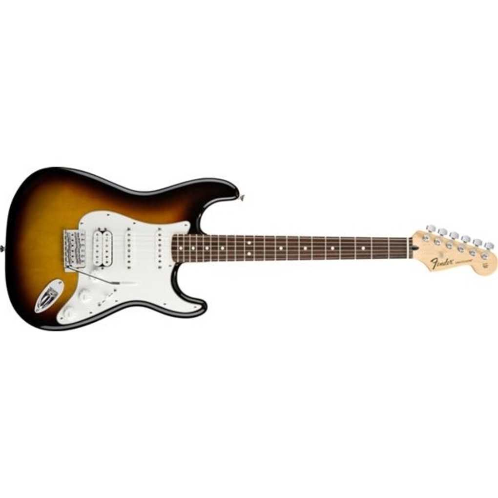 Fender Standard Stratocaster HSS Brown Sunburst BSB RW 0144700532