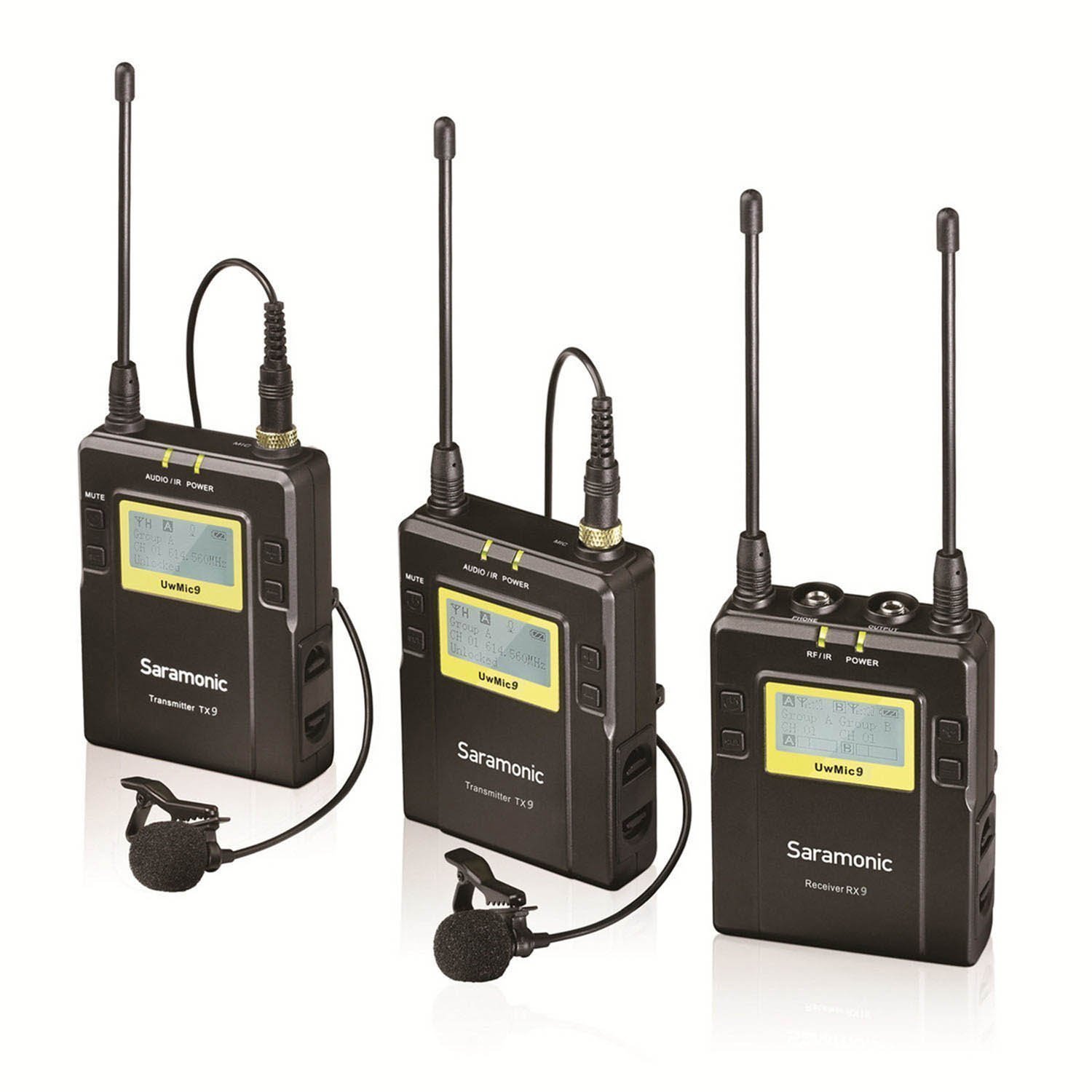Saramonic UWMIC10 96-Channel Digital UHF Wireless Lavalier Microphone System 2 2