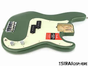 2017 Fender American Professional Precision P Bass LOADED BODY USA Antique Olive