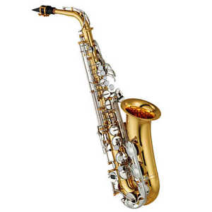 Yamaha YAS-26 Standard Alto Saxophone Lacquer with Nickel-plated Keys w/ Case