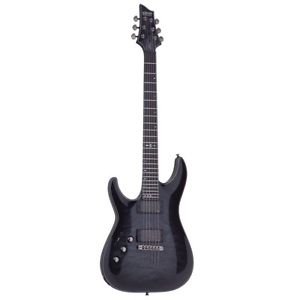 Schecter Hellraiser Hybrid C-1 LH Trans Black Burst TBB B-STOCK Lefty Guitar