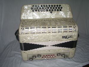Pancordion Pan Jet 3 Row Diatonic Slovenian Style Button Box Accordion C,F,Bb