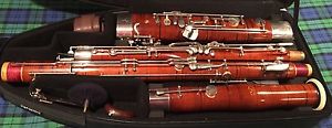 Bassoon-Fox Model 2 with Heckel bocal and leather Bonna case