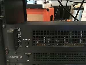 Matrix GT1600FX & GT800FX Power Amps plus Rocktron Intellifex LTD Processor