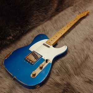 Bluesman Vintage 51 Coupe Lake Placid Blue Electric Guitar Free shipping