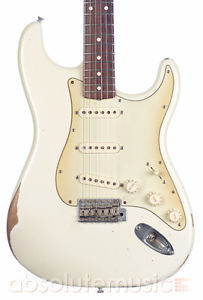 Fender Road Worn 60s Stratocaster Guitarra Eléctrica,Olympic Blanco Segunda Mano