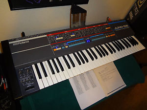 Roland Juno-106 Blue LEDs SUPER SAW MOD SynthSpa serviced Analog Synthesizer