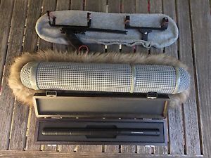 Sennheiser MKH70 P48 Professional Condenser Wired Microphone w/Very Complete Kit