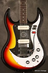 rare 1965 Standel Custom Deluxe SUNBURST w/matching headstock