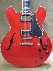 2017 GIBSON MEMPHIS ES-335 CHERRY RED MINT W/CASE & COA FAST FREE US SHIPPING!