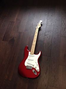 Fender Deluxe Roadhouse Stratocaster 2014 Red Pearloid Pickguard S1 Switch V6