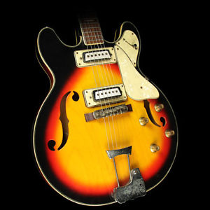 Used Bruno MaxiTone Semi-Hollow Electric Guitar Sunburst