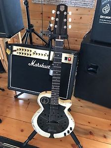 National Guitar, Model Pioneer RP1, Chipped Ivory Finish, Electric