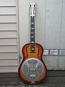 2008 National Model D Western square neck resonator guitar, OHSC