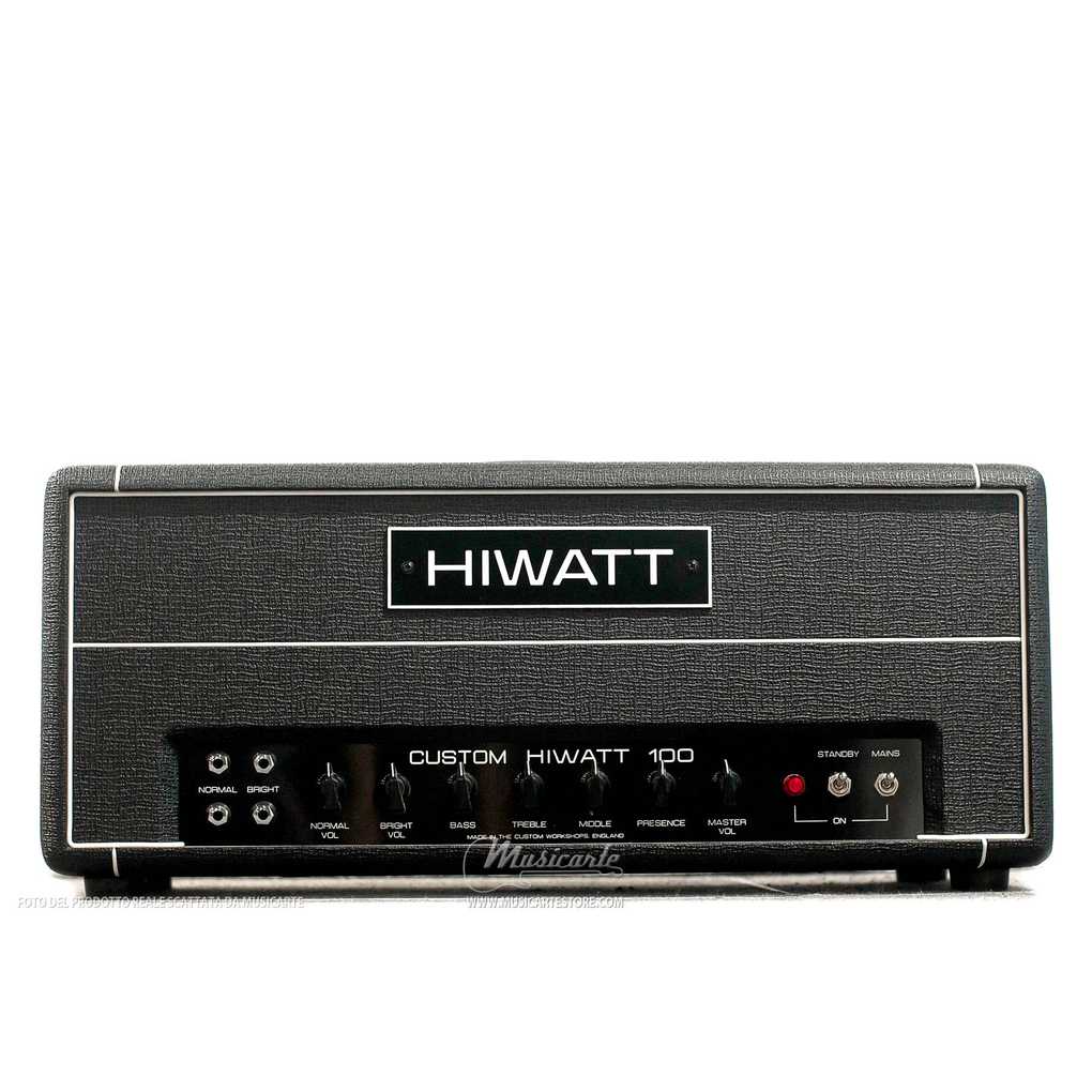 HIWATT DR103 CUSTOM 100 HEAD Testata Valvolare 100W