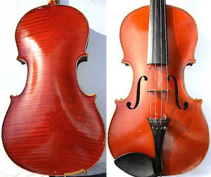 FINE 4/4 OLD MASTER Label  FRENCH VIOLIN OLD  WOOD 小提琴 СКРИПКА GEIGE