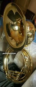 SOUSAPHONE BIG 25" BELL OF PURE BRASS IN GOLDN + MOUTHPC + CASE BOX + ACCESSORY