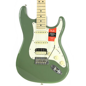 Brand New Fender American Professional Pro Stratocaster HSS Antique Olive Guitar
