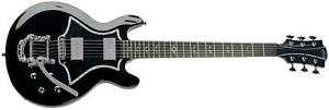 LAG RR2000 Roxane Racing Black Guitar