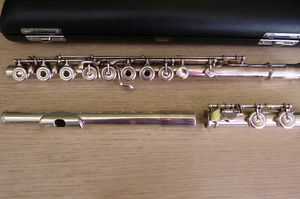 YAMAHA 894 FLAUTO TRAVERSO  PROFESSIONALE  SILVER 925 EC