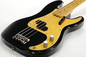 Fender American Vintage 57 Precision Bass Black BLK Electric Bass Guitar