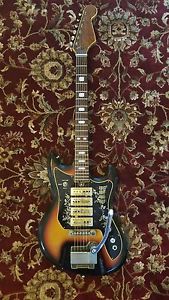 Make Mick Collins JelousTeisco Spectrum 4 Vintage 60's rehabbed guitar
