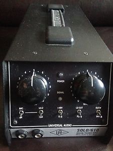 Universal Audio UA Solo 610 UAD2 Classic Tube Mic Preamp DI Box - BM