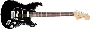 Fender Deluxe Stratocaster, Rosewood Fingerboard, Black
