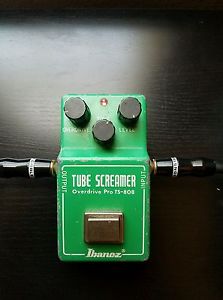 Original Ibanez TS-808 Tube Screamer Effects Pedal Vintage Overdrive JRC 4558D