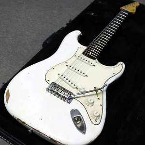 LSL INSTRUMENTS Saticoy Rosewood Vintage White Marlita Hard Relic 2015 E-Guitar