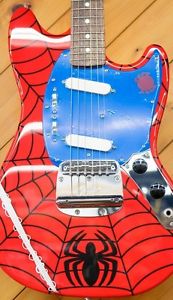 [MINT]Fender Japan MG SPIDER-MAN Mustang Electric guitar, Made in Japan, j200926
