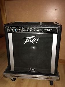 Vintage Peavey Nashville 400 Pedal Steel Guitar Amp PSG Black Widow BW Speaker