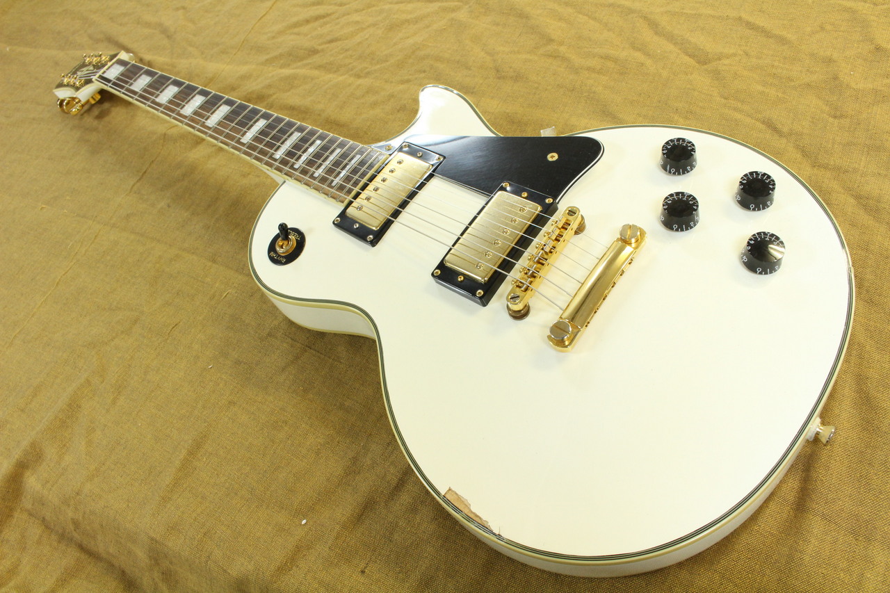 Epiphone Les Paul Custom Alpin White E-Guitar Free Shipping