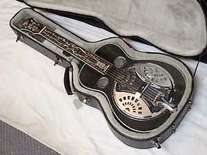 MICHAEL KELLY Bayou Deluxe square-neck acoustic resonator slide GUITAR - RARE