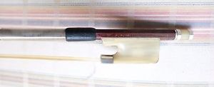 Viola Bow by E. Guasti - Excellent Modern Strong Pernambuco Silver Horn Frog