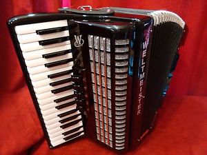 NEW Weltmeister Piano Accordion Black Achat 72 34/72 LMM From Germany
