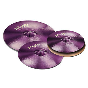 Paiste Color Sound 900 Purple 4 Piece Rock Cymbal Set/Free Cymbal Bag-Sticks/NEW