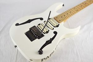 Ibanez PGM300 White Used Electric Guitar Paul Gilbert Free Shipping