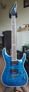 ESP LTD MH-1000NT STB DUNCAN Electric Guitar See-Thru Blue **NEW**