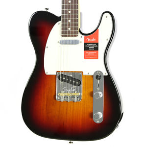 Brand New Fender American Professional Pro Telecaster 3 Tone Sunburst Guitar