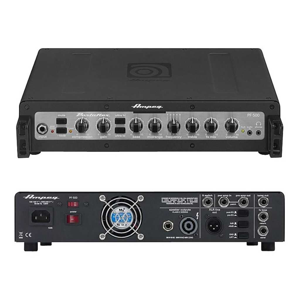 AMPEG PF500 Portaflex Testata per Basso 500W