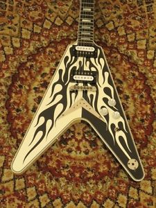 DEAN USA Michael Schenker Flames Electric Guitar Free shipping