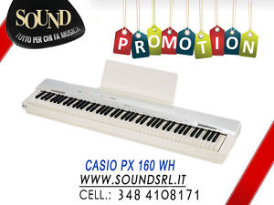 CASIO PRIVIA PX 160 WH - PIANOFORTE DIGITALE BIANCO