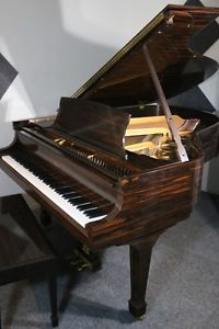 Art Case Steinway "Macassar Ebony" Crown Jewel 2003 Model L Very Exotic Wood