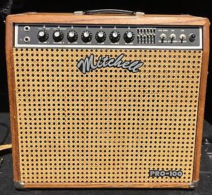 Vintage Mitchell pro 100 tube guitar amp